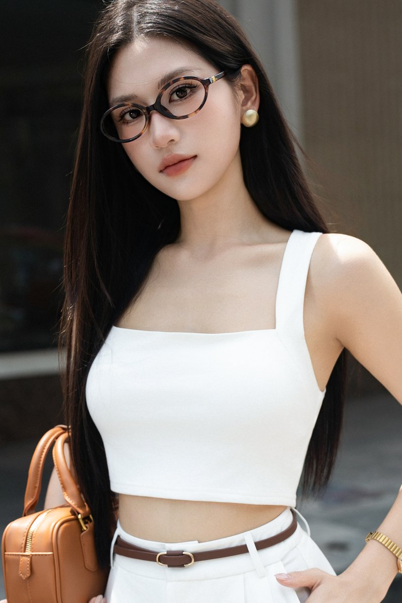 HAVEN HALTER PADDED TOP (WHITE)