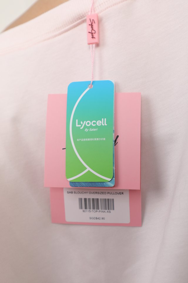 SAB SLOUCHY OVERSIZED PULLOVER (PINK)