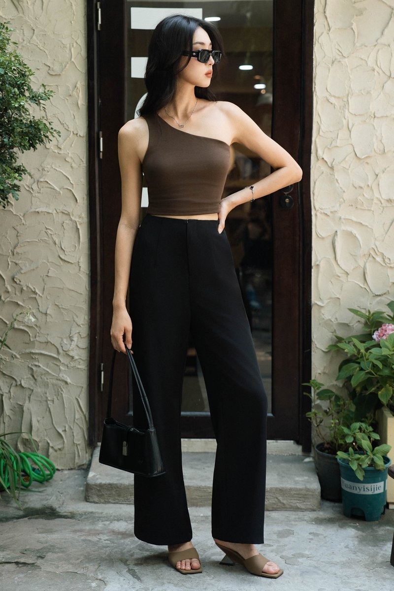TOBIAS V2 PADDED TOGA TOP (BROWN)
