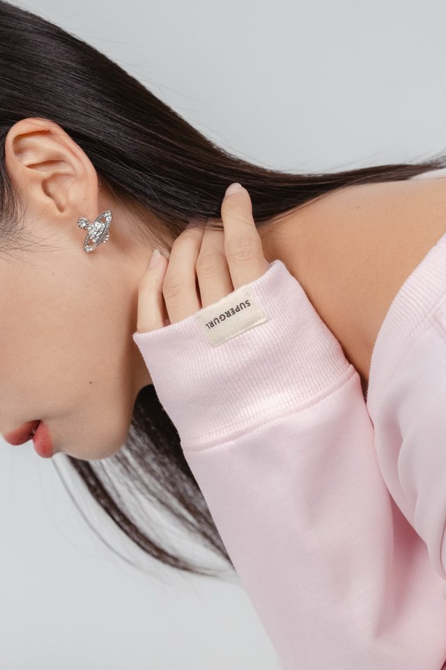 SAB SLOUCHY OVERSIZED PULLOVER (PINK)