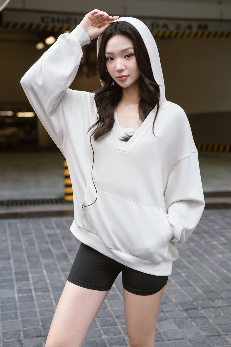 HANSEL HOODIE PULLOVER (WHITE)
