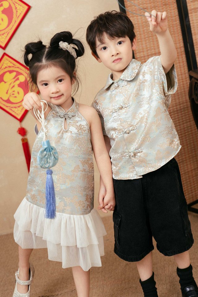 SIOR BB GIRL DRESS (GREEN)