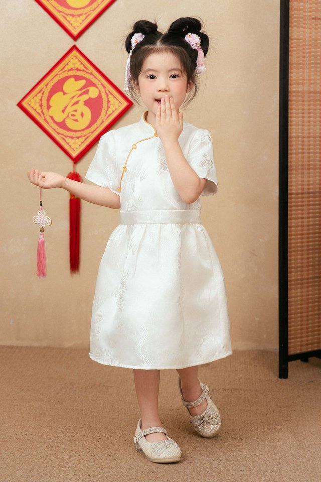 MA SHANG FA BB GIRL DRESS (WHITE)