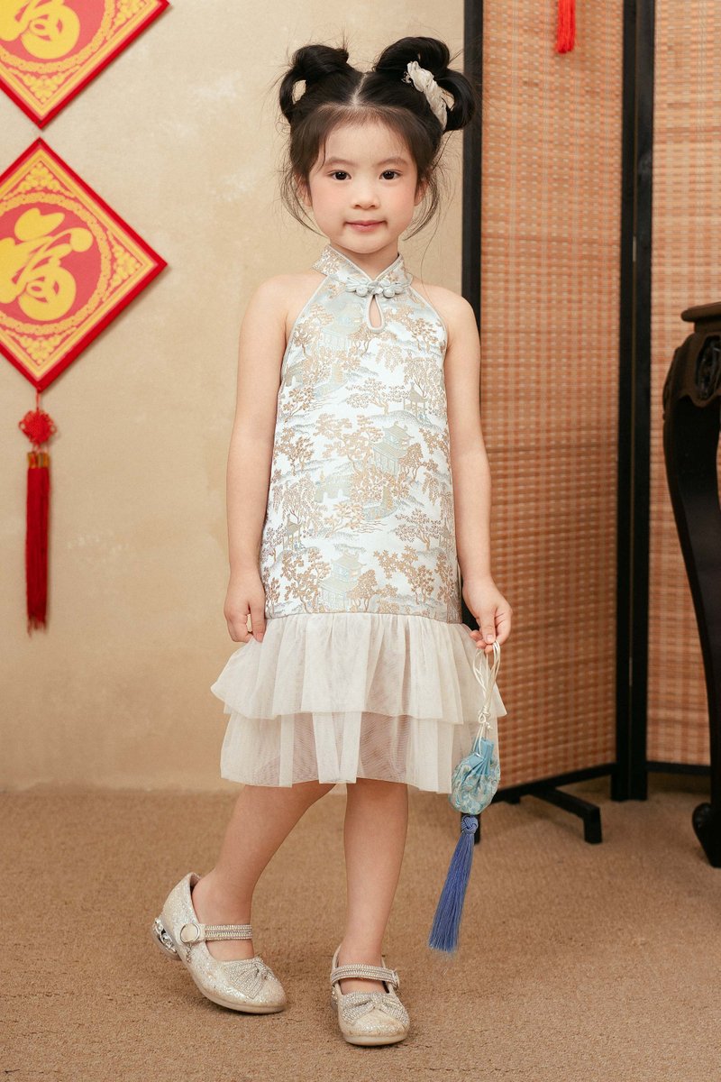 SIOR BB GIRL DRESS (GREEN)