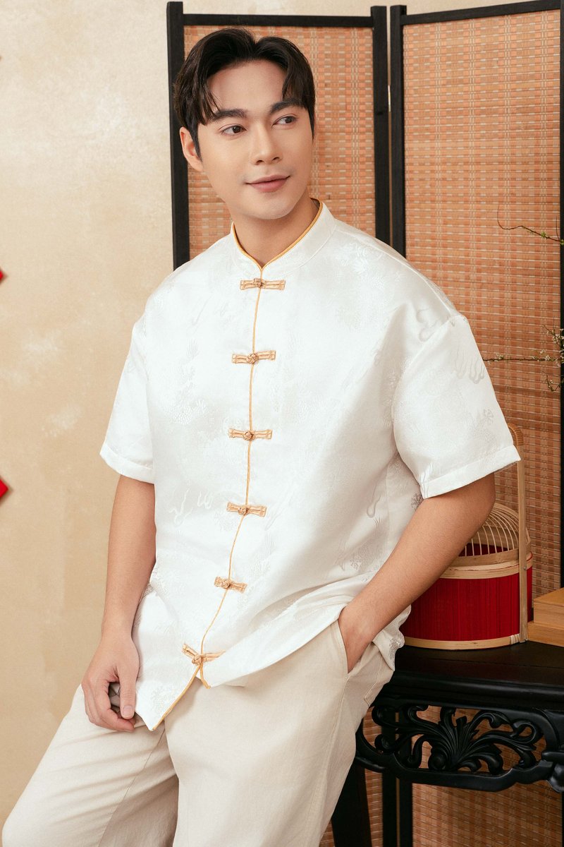 MA SHANG FA MENS SHIRT (WHITE)