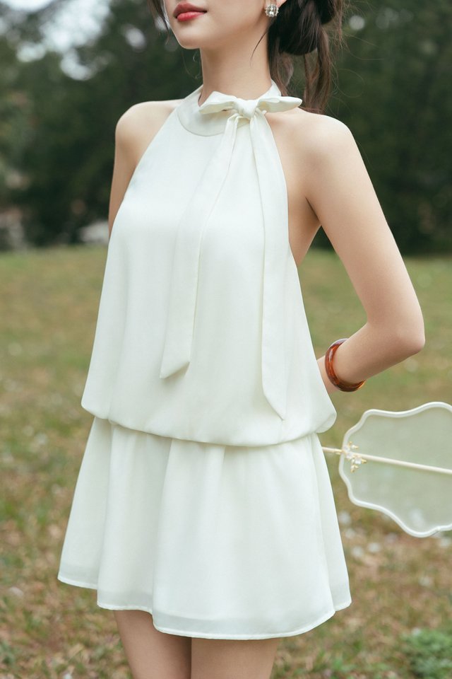 DREAMI DROP WAIST DRESS (IVORY)