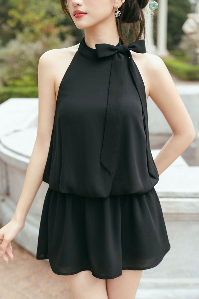 DREAMI DROP WAIST DRESS (BLACK)