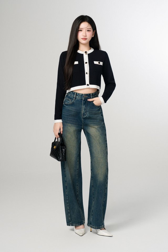 *BACKORDER* JENNIE CARDIGAN (BLACK)