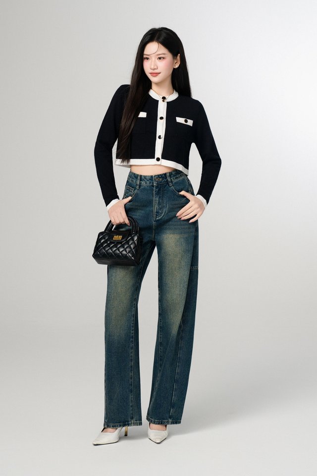 *BACKORDER* JENNIE CARDIGAN (BLACK)