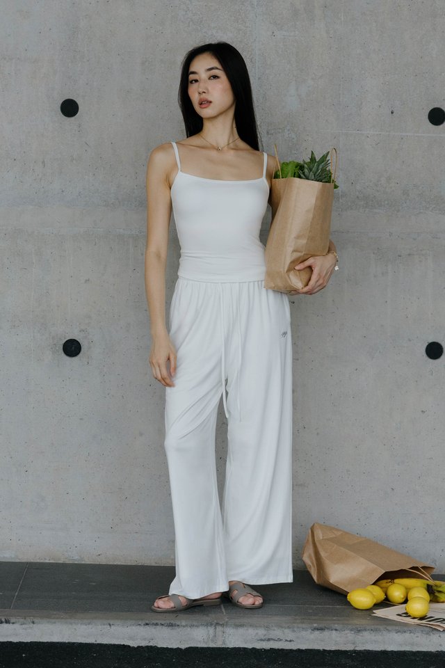 *BACKORDER* CASEY CAMI PADDED TOP (WHITE)