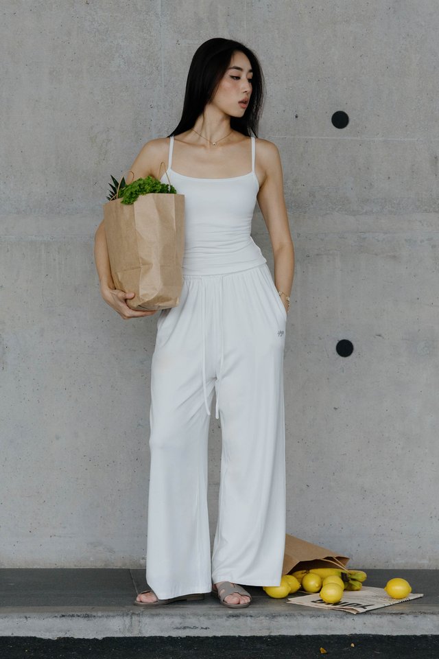 *BACKORDER* CASEY CAMI PADDED TOP (WHITE)