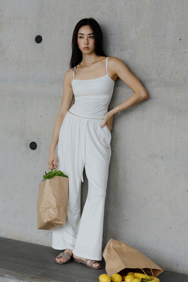 *BACKORDER* CASEY CAMI PADDED TOP (WHITE)