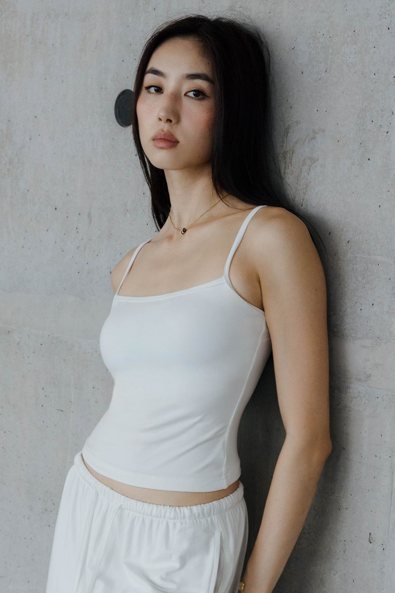 CASEY CAMI PADDED TOP (WHITE)