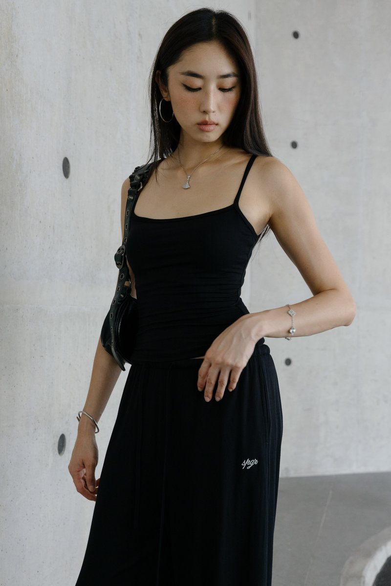 CASEY CAMI PADDED TOP (BLACK)