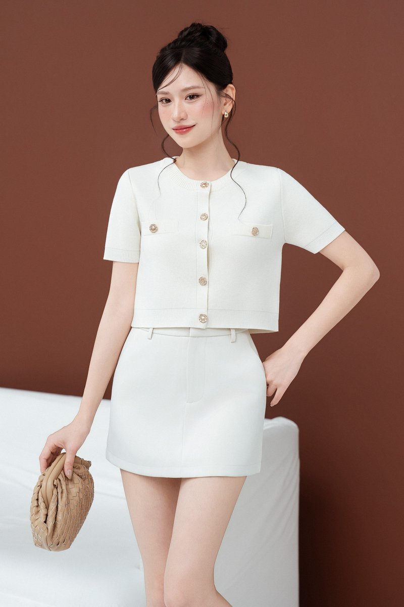 COCA CARDIGAN TOP (CREAM)