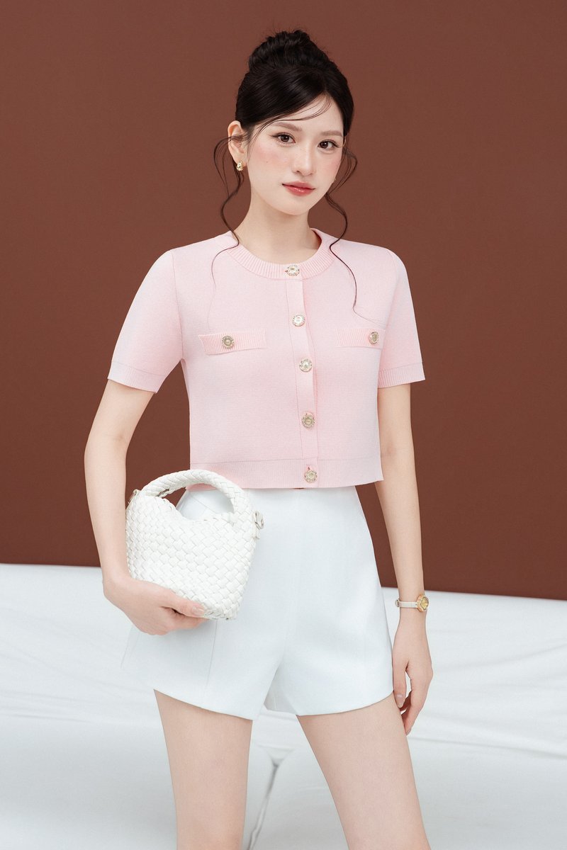 ARLO A-LINE SHORTS (WHITE)