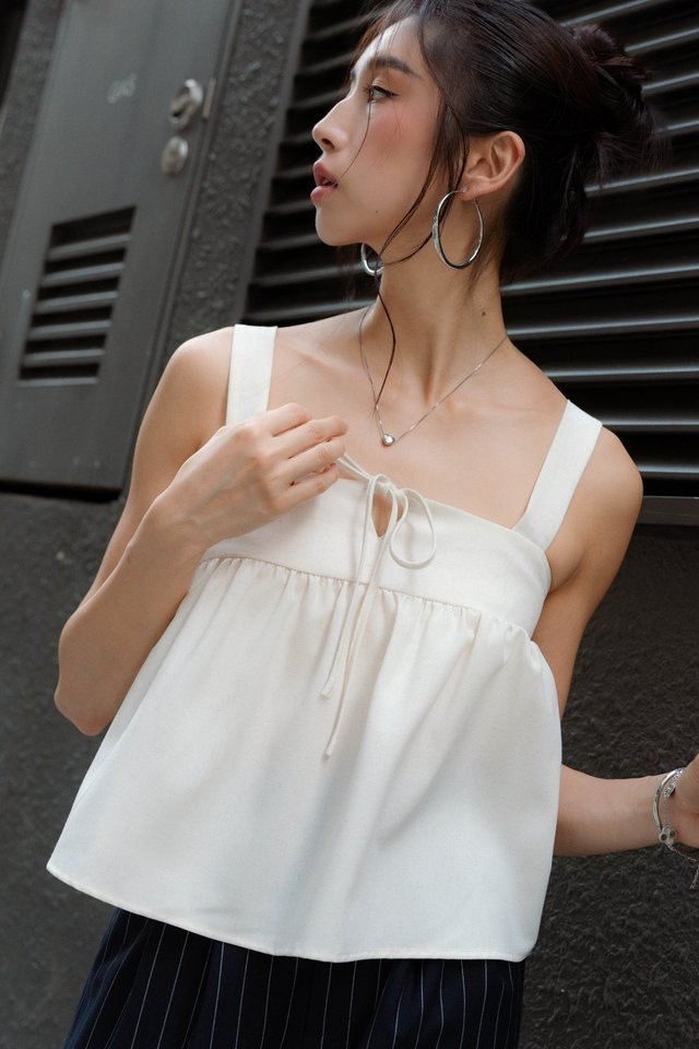 BETSY BABYDOLL PADDED TOP (OAT)