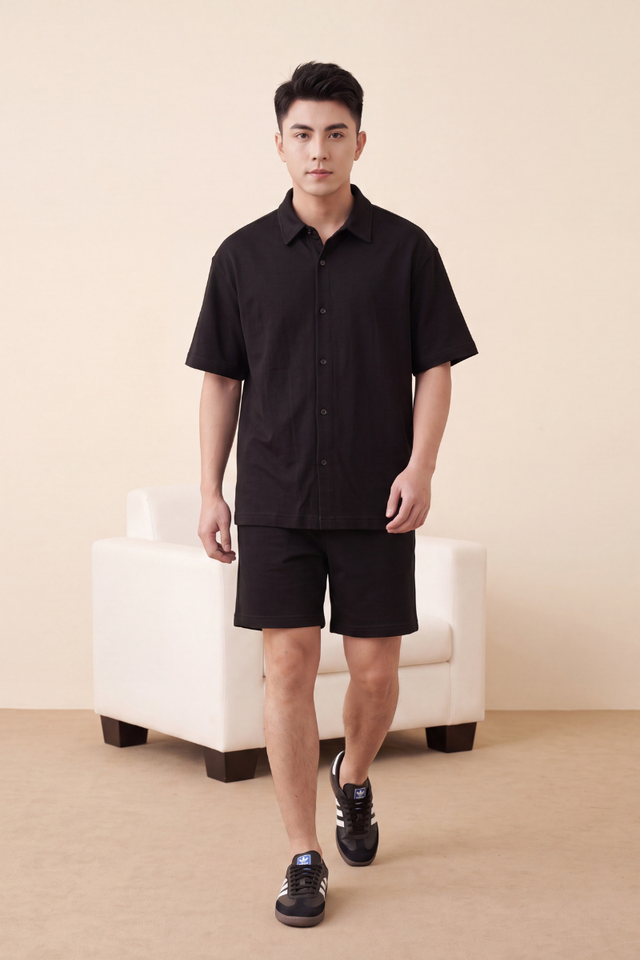 SYLER MENS SHORTS (BLACK)