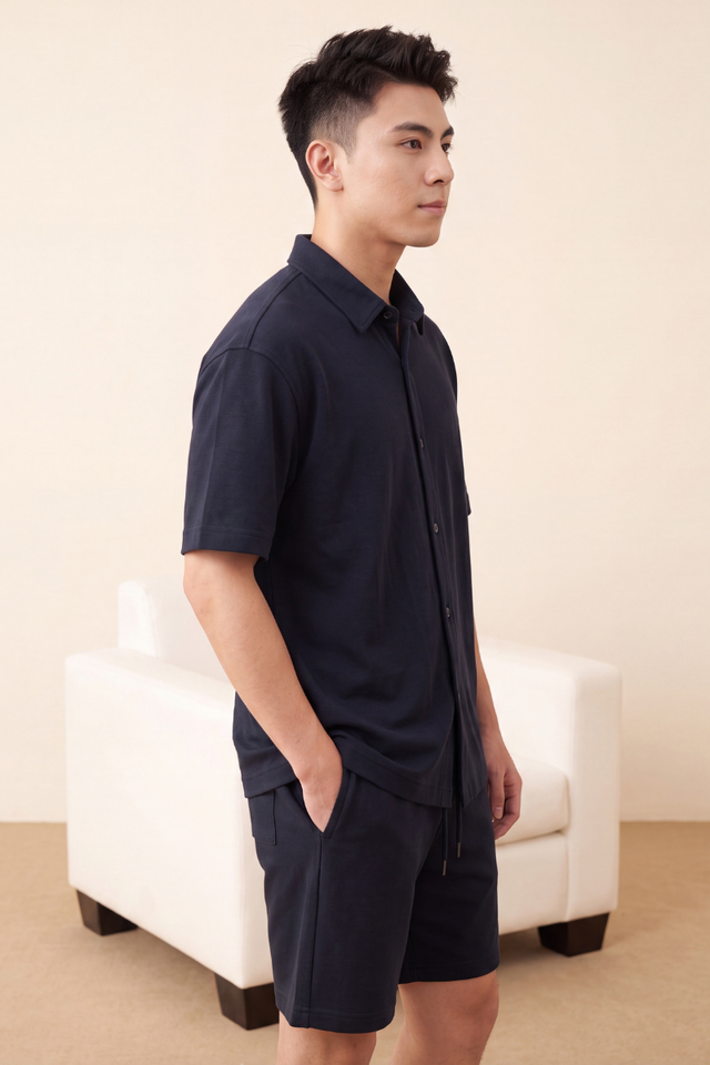 SYLER MENS SHORTS (NAVY)