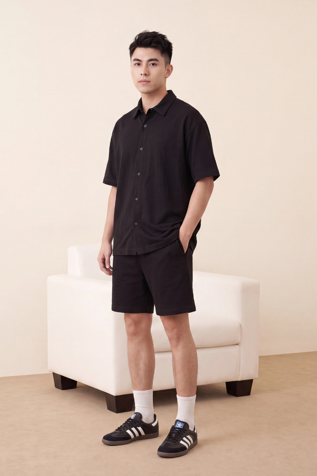 SYLER MENS SHORTS (BLACK)