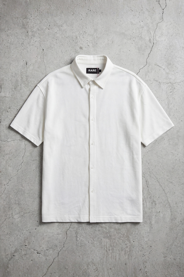 STANLEY MENS SHORT SLEEVE SHIRT (WHITE)