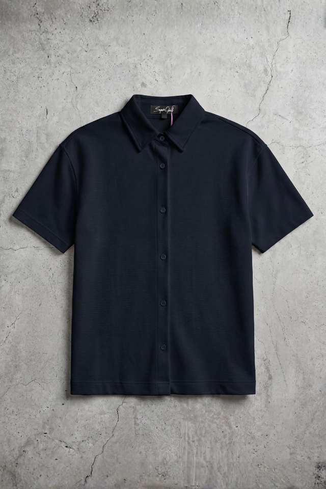 SOPHIE SHORT SLEEVE SHIRT (NAVY)