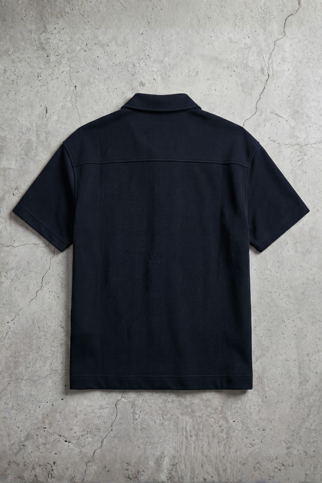SOPHIE SHORT SLEEVE SHIRT (NAVY)