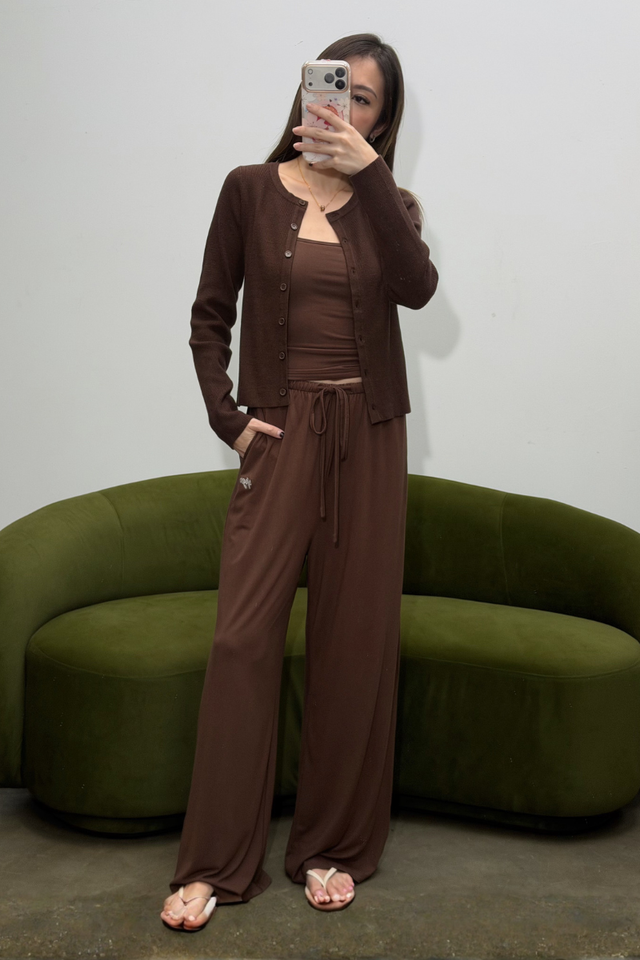 COZY CARDIGAN (BROWN)
