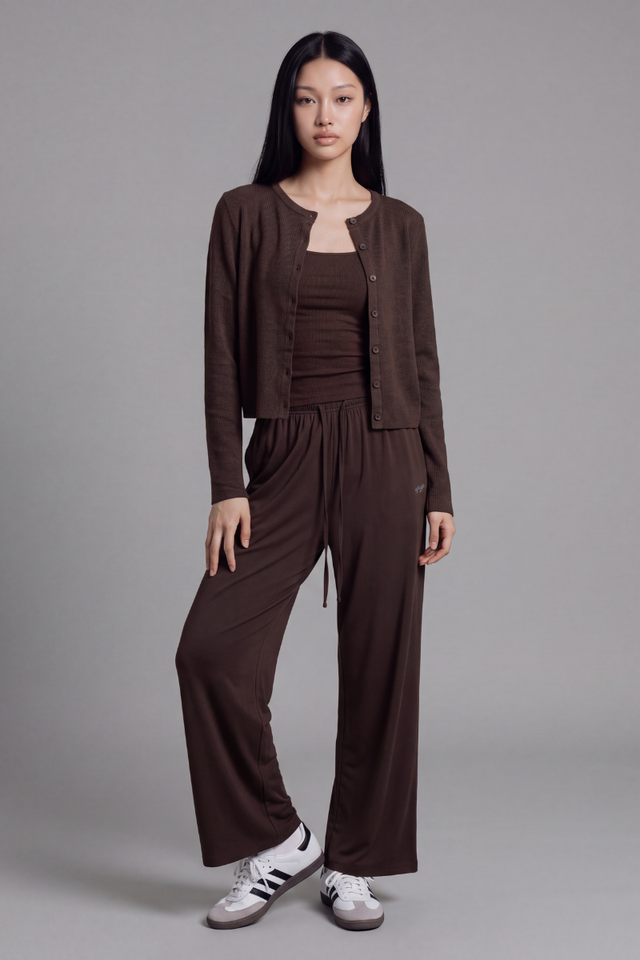 COZY CARDIGAN (BROWN)