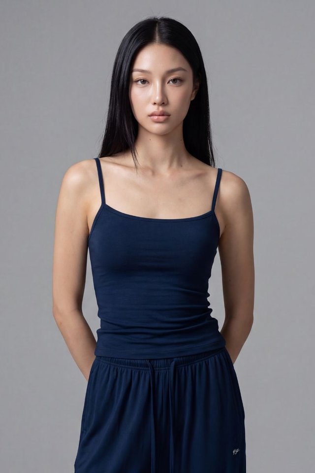 CASEY CAMI PADDED TOP (NAVY)