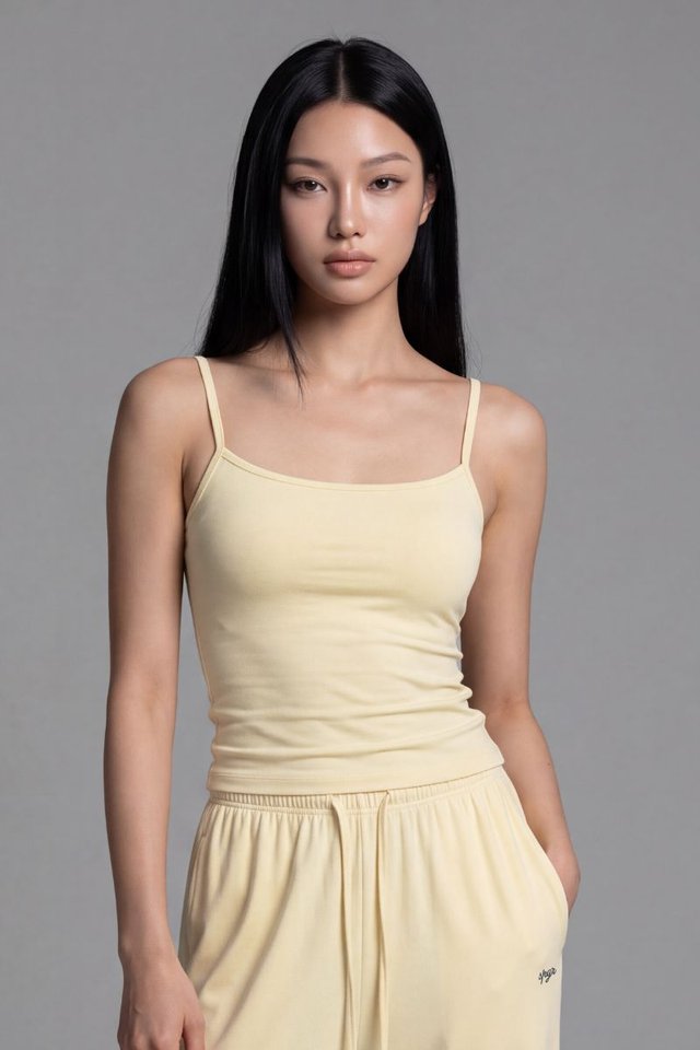 CASEY CAMI PADDED TOP (BUTTER)