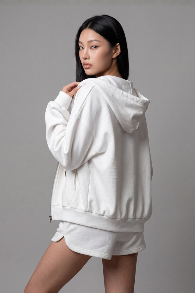 ROMI RUNNER SHORTS (WHITE)