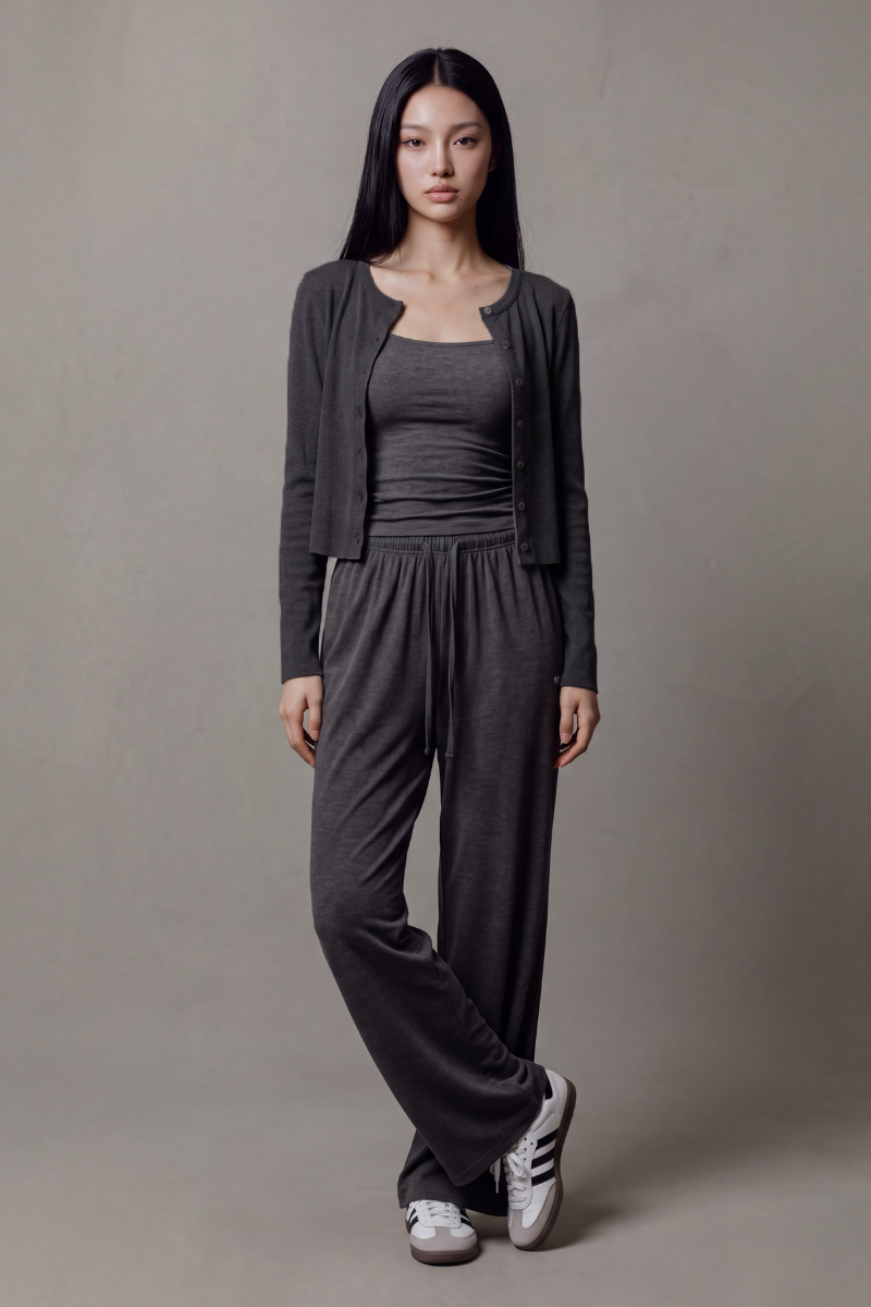 COZY CARDIGAN (DARK GREY)