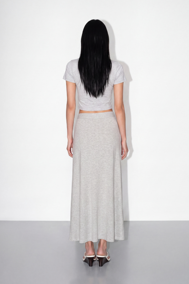 BINA BABY TEE (LIGHT HEATHER GREY)