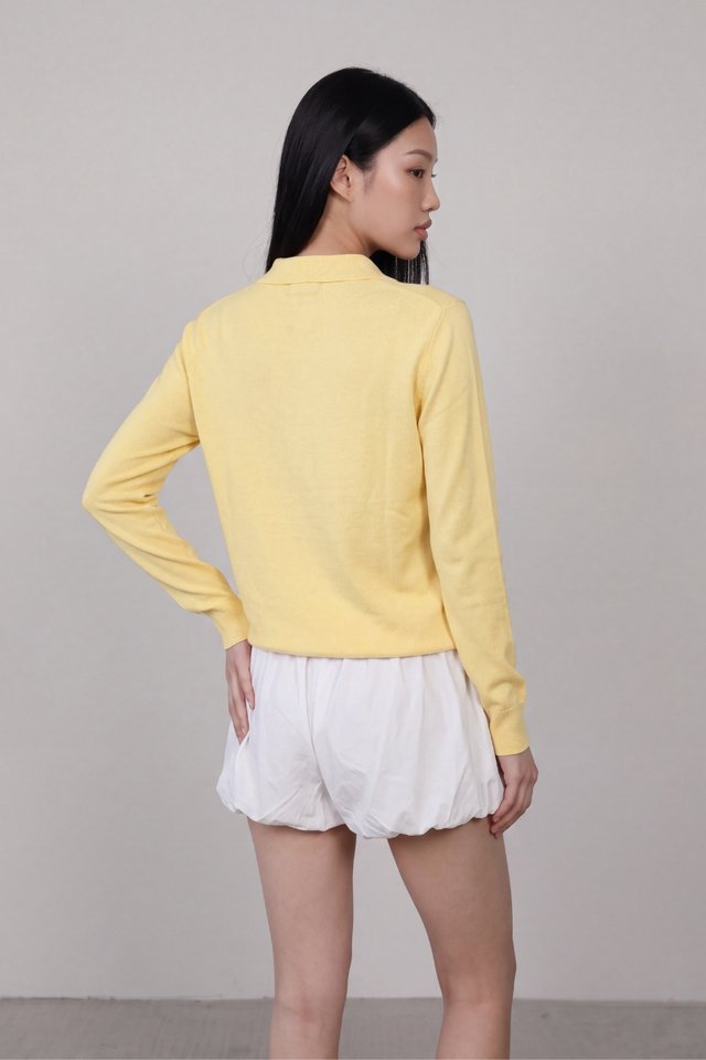 PARRY POLO LONG SLEEVE SHIRT (YELLOW)