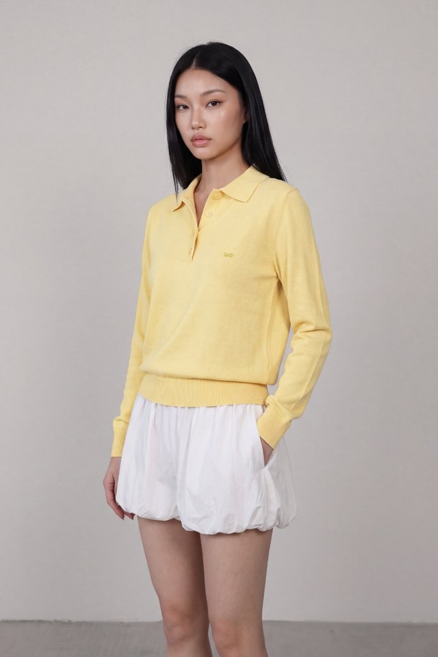 PARRY POLO LONG SLEEVE SHIRT (YELLOW)