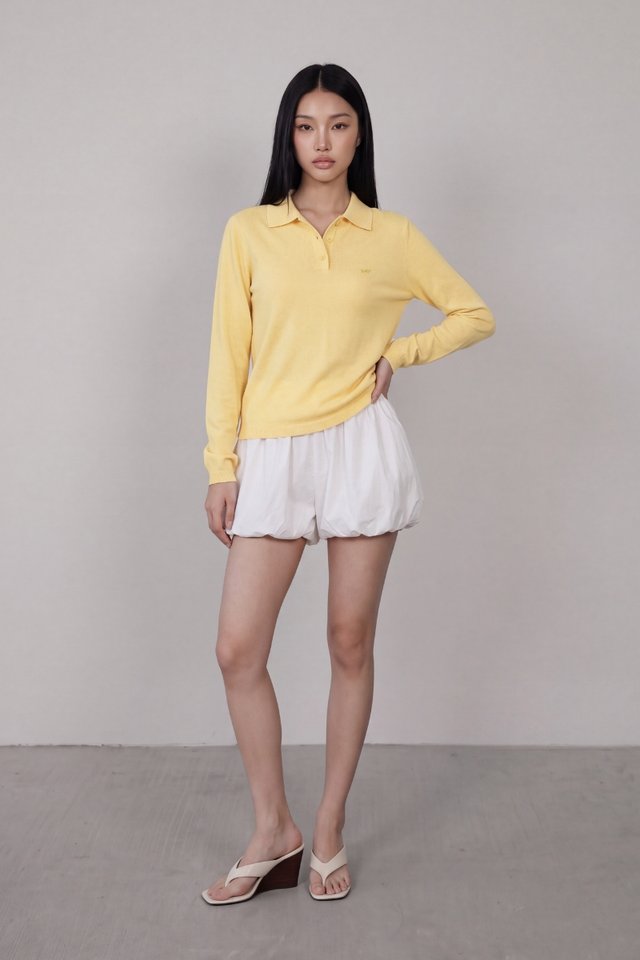 PARRY POLO LONG SLEEVE SHIRT (YELLOW)