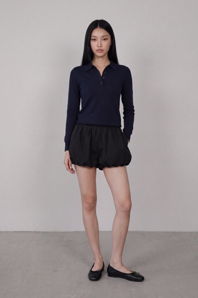 PARRY POLO LONG SLEEVE SHIRT (NAVY)