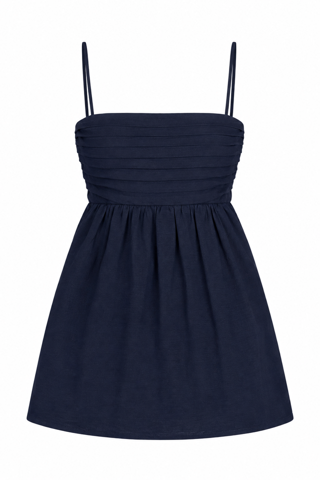 TAHARA TUNIC PADDED TOP (NAVY)