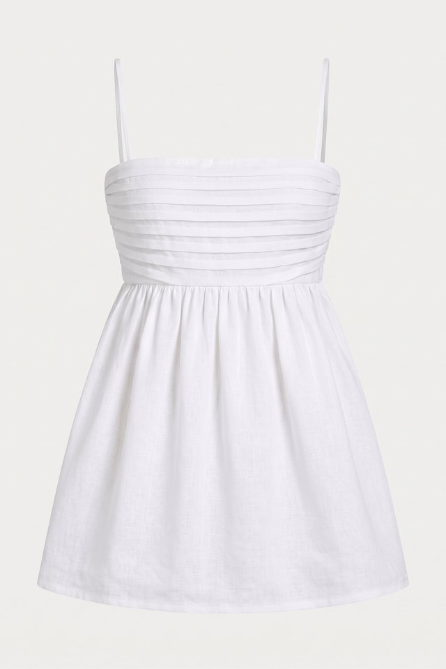 TAHARA TUNIC PADDED TOP (WHITE)