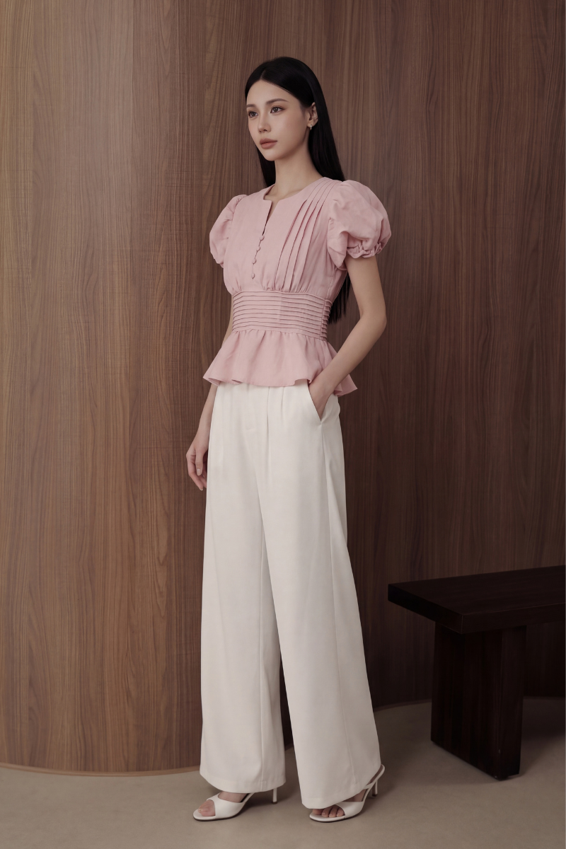 SANDRA PADDED TOP (PINK)