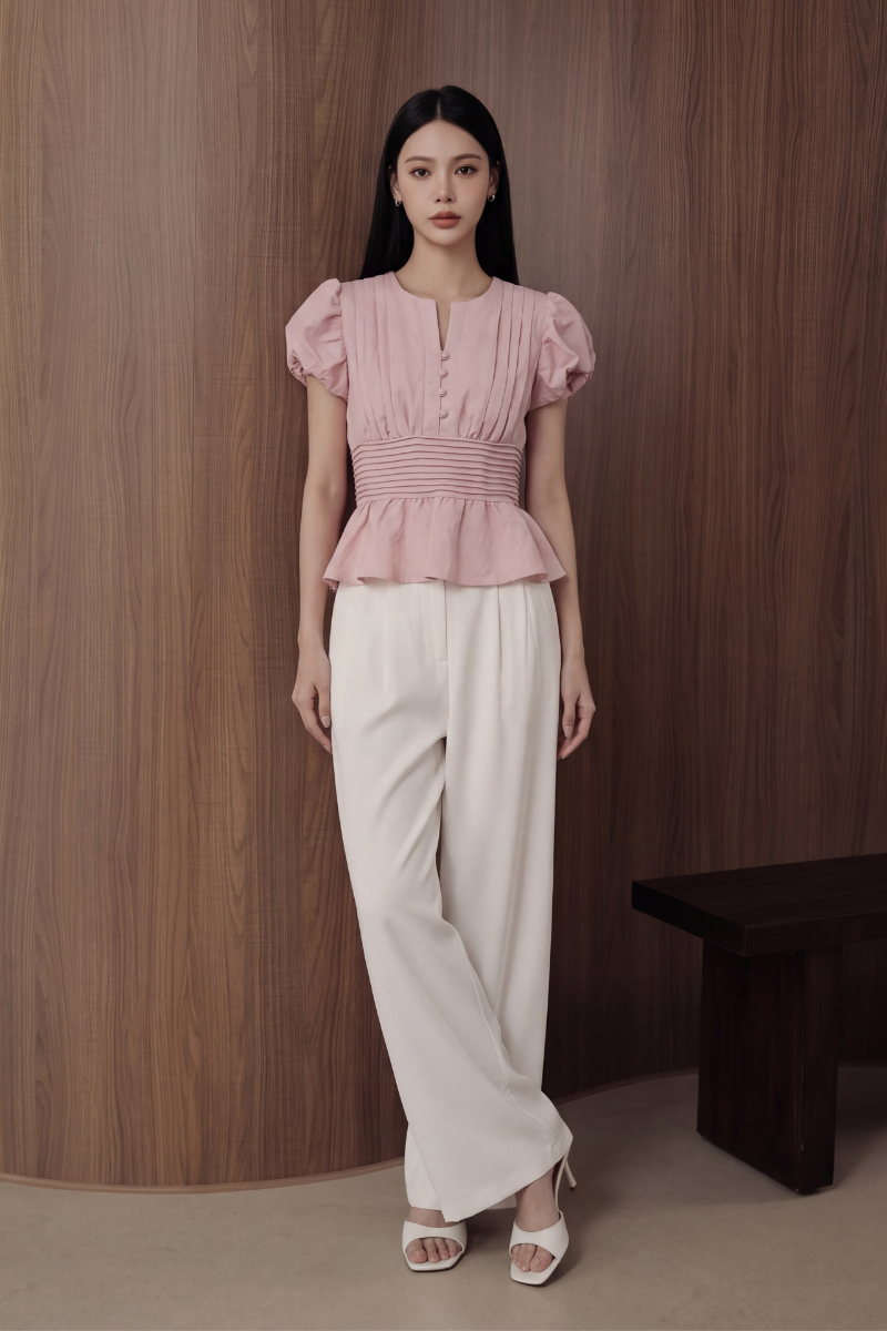 SANDRA PADDED TOP (PINK)