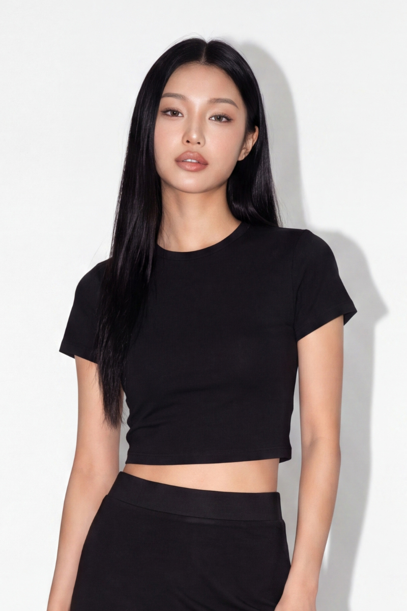 BINA BABY TEE (BLACK)