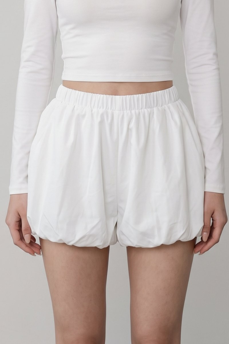 BONNY BUBBLE SHORTS (WHITE)