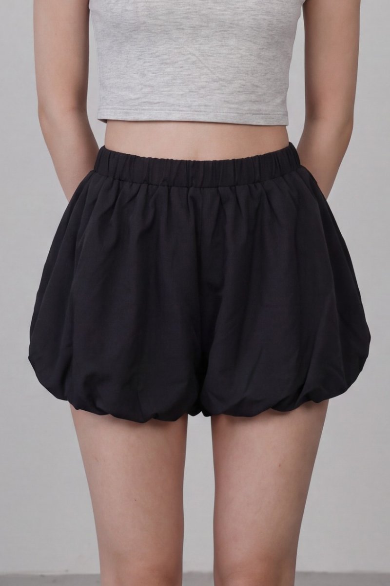 BONNY BUBBLE SHORTS (BLACK)