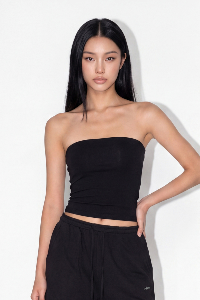 TOVI TUBE PADDED TOP (BLACK)