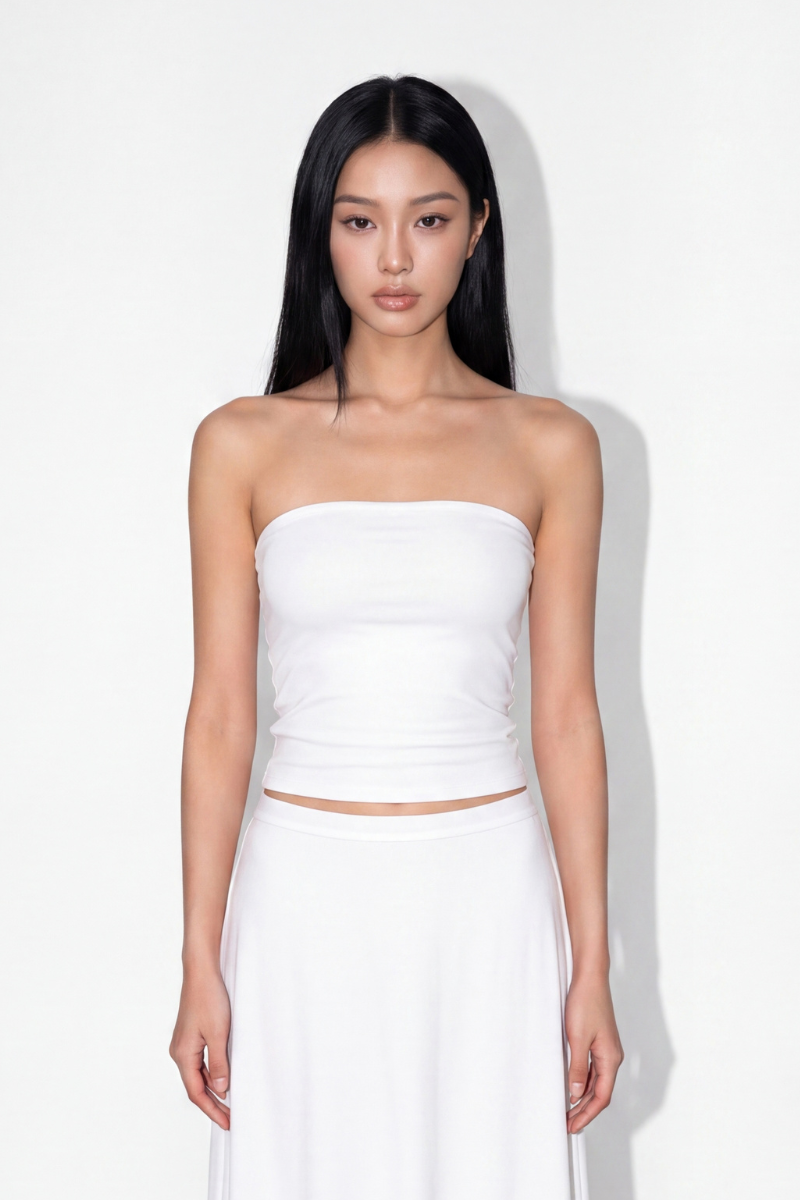 TOVI TUBE PADDED TOP (WHITE)
