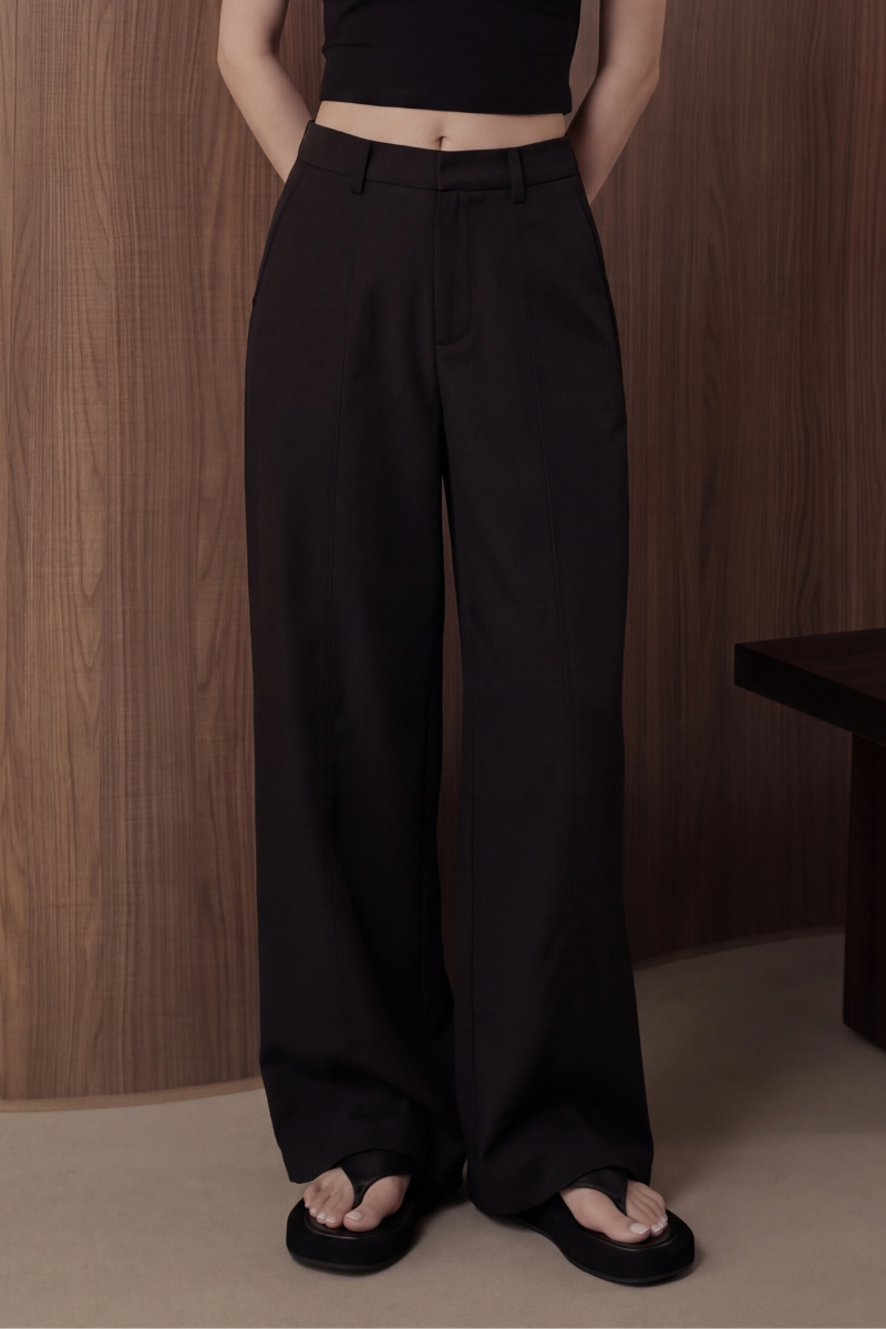 BETHANY WIDE LEG PANTS (BLACK)