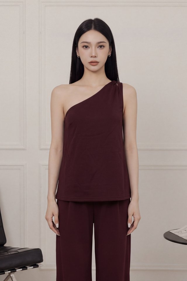 *AIRY* KAIA TOGA PADDED TOP (ROSEWOOD)
