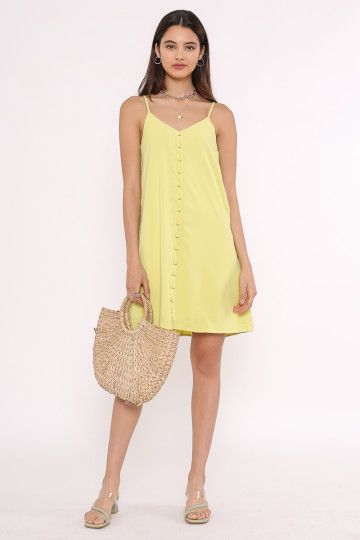 POLLY POCKET DRESS (LEMON) (SIZE L)